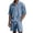 #03Light Blue, variant on Mens Short Sets 2 Piece Outfits Waffle Knit Short Sleeve Polo Shirt and Shorts Set Summer Casual Tracksuit with Pocket Quarter Zip Green M