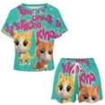 thumbnail image 3 of Super Kitties Women Pajamas Set Loungewear Sleepwear 2 Piece PJ Sets, 3 of 8