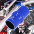 thumbnail image 2 of Unique Bargains 100cm Length 28mm Inner Dia Straight Hump Silicone Hose Coupler Intercooler Tube for Car Intercooler Intake Piping Blue, 2 of 6