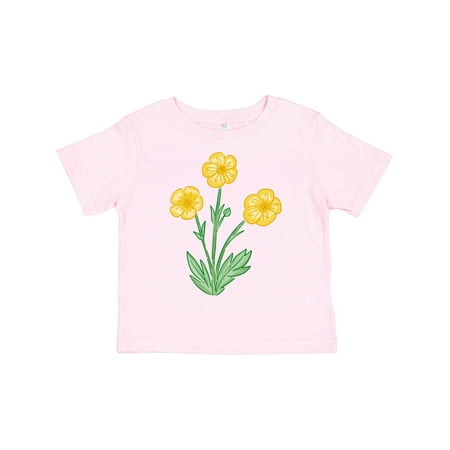 

Inktastic Yellow Buttercup Flowers Gift Toddler Boy or Toddler Girl T-Shirt
