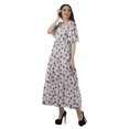 thumbnail image 2 of Moomaya Robe d'Été Décontractée en Coton Slub Imprimé pour Femmes, Robe de Cocktail, 2 of 4