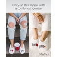 thumbnail image 5 of MeMoi Women's Beer Pong Sherpa Lined Slippers - Womens - Female (Medium/Large, Ivory), 5 of 7