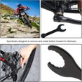 thumbnail image 1 of Llave de soporte inferior de bicicleta para Shimano Hollowtech Mountain Bike Wrench herramienta de reparación de bielas, negro, 1 of 2