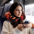thumbnail image 6 of KLL Pumpkins Pattern Memory Foam Cervical Neck Pillow Versatile U-Shaped Pillows for Home/Office/Camping/Travelling/Soft Washable Cover, 6 of 8