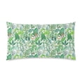 thumbnail image 1 of BOSDECO Greenery Watercolor Pattern Deisign Pillowcase Pillow Cover Two Sides Printing 20x30 inches, 1 of 1