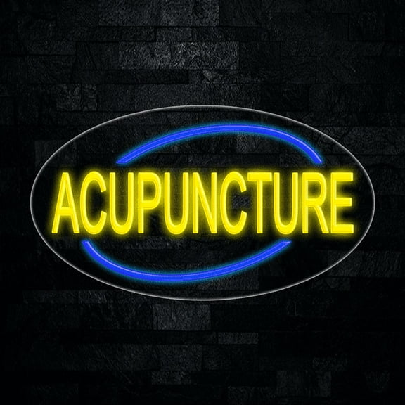 Acupuncture LED Neon Sign 28"L x 16"H #34134