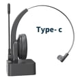 thumbnail image 2 of Zeeyh Bluetooth Headset 5.0, Type-C Rechargeable Headset Wireless, Truck Driver Driving, Office Headset With Noise Reduction Microphone, 2 of 8
