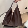 thumbnail image 3 of Bolso de mano de cuero, bolsos hobo de gran tamaño, bolso de mano grande para el trabajo de las mujeres, bolsos de cuero de viaje, bolsos de mano para la escuela, 3 of 5