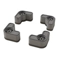 thumbnail image 1 of jifeng 4 Pieces Anti Vibration Pads Compact Avoids Moving Non Slip Support Feet Mat Grey, 1 of 9
