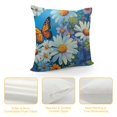 thumbnail image 4 of Throw Pillow Cover Case Watercolor Flower Pillow Covers soft Decorative Throw Pillow Case for Living Room Bedroom Sofa Couch Cushion Covers, 4 of 5
