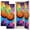 Color 2, variant on 2 Pcs School Locker Magnetic Wallpaper 12" x 36" Burning Soccer Ball Fiery Flames Reusable Removable Locker Accessories Back to School Supplies