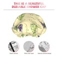 thumbnail image 3 of KLL Green And Purple Grapes Pattern Shower Cap & Bath Cap for Women,Reversible Oversized Waterproof Shower Caps for all Hair Lengths,Elastic Reusable Bathing Hair Cap, 3 of 6