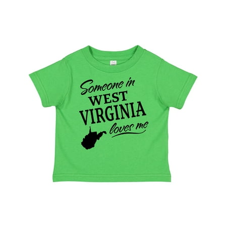 

Inktastic Someone in West Virginia Loves Me Gift Toddler Boy or Toddler Girl T-Shirt