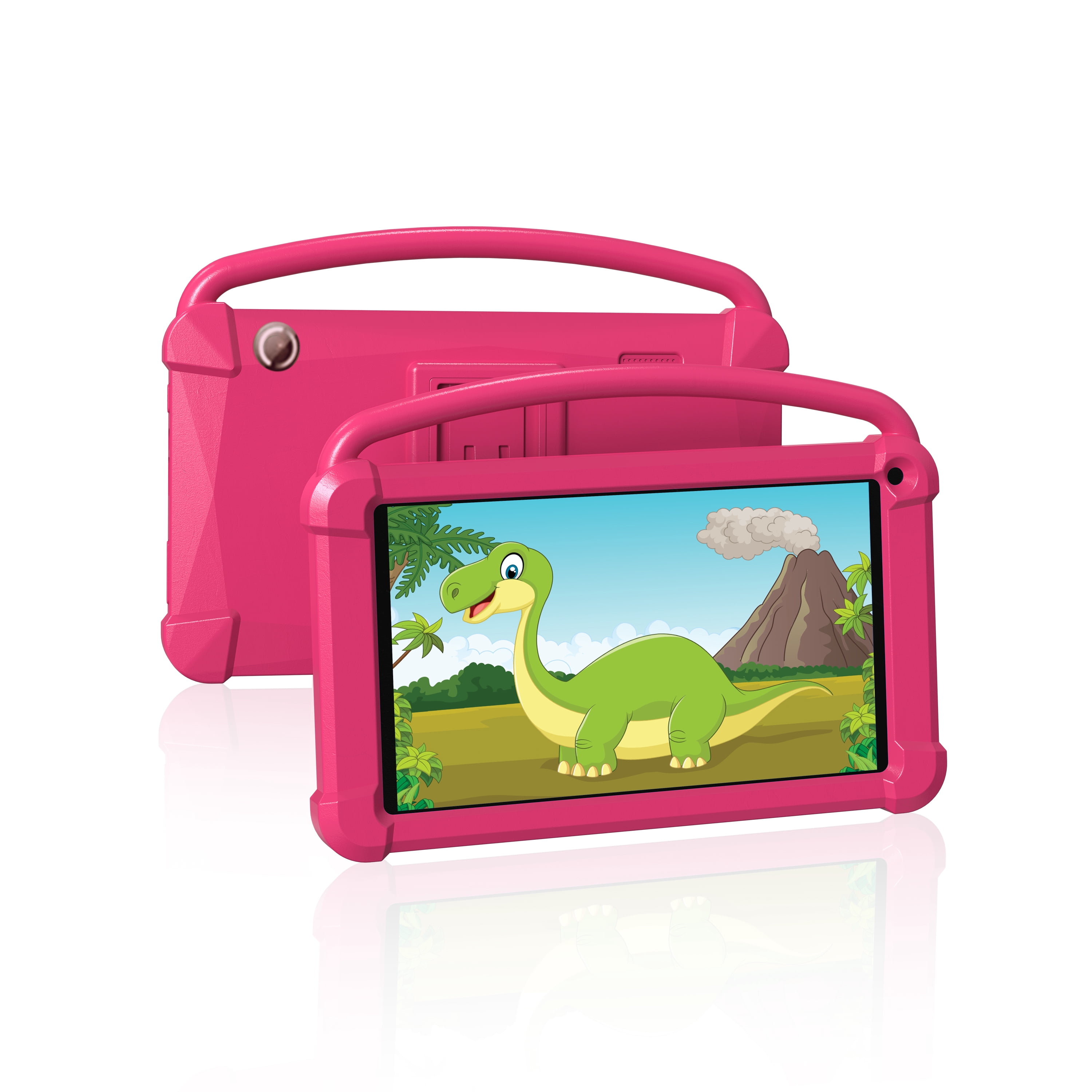 Kids Tablet, 7 Inch Tablet for Kids, Android 12 Tablet 4(2+2)GB RAM+16GB Storage, Toddler Tablets with KIDOZ Parental Control App, WiFi, Bluetooth, Best Gift for Kids Learning and Playing