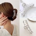thumbnail image 4 of Pince à Cheveux en Métal en Forme d'Arête de Poisson Accessoires de Coiffure Antidérapants, 4 of 5