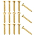thumbnail image 1 of Tornillos de Madera de Latón Uxcell, Tornillos Autoperforantes, Cabeza Plana de Cruz, Adecuados para Bisagras de Puertas, Electrónica, Muebles M5 x 35 mm 25, 1 of 6