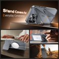 thumbnail image 3 of Funda de teléfono TOCOL para iPhone 16 Pro con cámara deslizante gris, 3 of 7