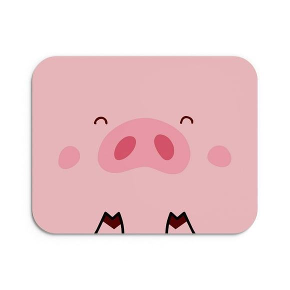 Mouse Pad de 22 * 18cm Juana Gallo Diseño de Cerdito Antideslizante NEOPRENO