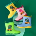 thumbnail image 5 of NOKIO Rainproof Footwear For Children, Girls' Waterproof Ankle Boots, Boys' Waterp-roof Wellies Kids Cartoon Dinosaur Printed Rain Shoes Shoes Outdoor Slip Boots Non Slip Rain PVC Children's Shoes, 5 of 7