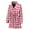 243, variant on Purple Buffalo Plaid Women Bathrobe One Size Univeral Fits, Checkered Caro Plaid Tartan Fashion Lightweight Plush Fleece Long Robe For Women