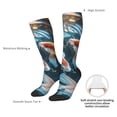 thumbnail image 4 of KLL Cute Koi Fish Serenity Print Cool Socks Men's Women's Crew Socks Funny Crazy Novelty Stockings, 4 of 6