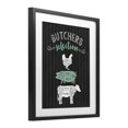 thumbnail image 2 of Stupell Industries Contemporary Butchers Selection Black & Green Black Framed Print Under Glass, 13 x 16, by Lettered and Lined, 2 of 8