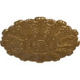 thumbnail image 3 of 31"OD x 1 1/2"P Durham Ceiling Medallion (Fits Canopies up to 4 1/4"), Hand-Painted Pale Gold, 3 of 6