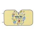 thumbnail image 7 of Balery You are so Sweet Print Car Windshield Sun Shade,Windshield Sunshade for Car Pickup Truck SUV Accessories-Medium, 7 of 7