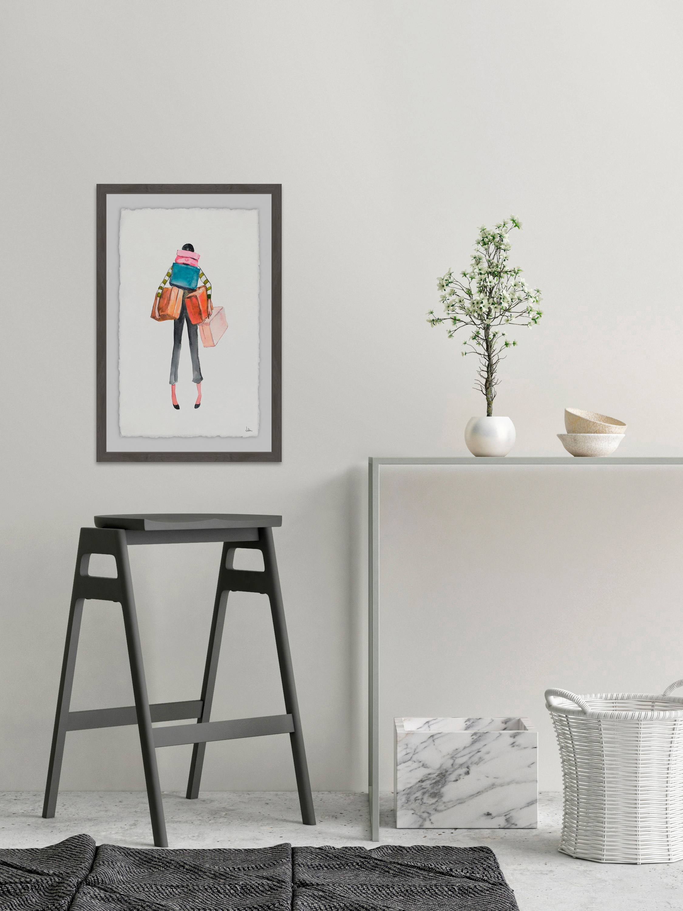 Wandering Framed Painting Print