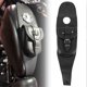thumbnail image 5 of Motorcycle PU Leather Gas Fuel Tank Cover Panel Pad Bib with Pouch Motorbike AccessoryBlack, 5 of 5