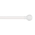 thumbnail image 3 of Exclusive Home Acanthus 1" Window Curtain Rod and Finial Set, Adjustable 66"-120", Off White, 3 of 8