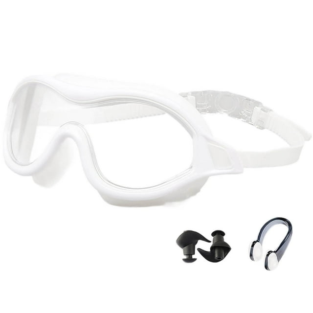 Swimming Goggles For Adults And Teens Wide View Fog Resistance With Comfortable Fit Ideal For Pool Training And Snorkeling Experiences