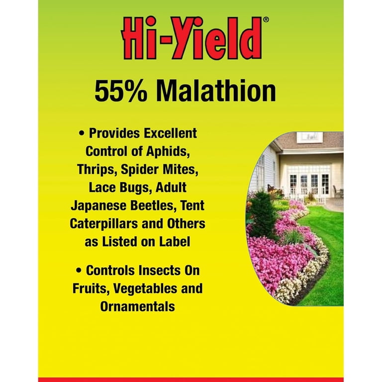 Hi-Yield 55% Malathion Insecticide Concentrate, Outdoor Garden