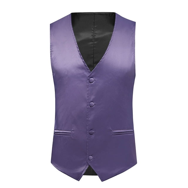 Birdeem Men Solid Fashion Have Pockets Single Breasted Stage Costume Vest Tops Blouse