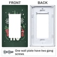 thumbnail image 3 of Yayeee Rocker Switch Wall Plate 1-Gang 4.6"x2.9" Home Decorative Outlet Cover, Christmas Dog, 3 of 6