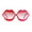 Red, variant on Love Lip Shape Kiss Womens Sunglasses Pink