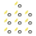 thumbnail image 1 of Eigraketly 10 Uds gancho Keeper plástico colgador multiusos dispositivos de cebo de caña dispositivo de pesca anzuelos suministros señuelos accesorios Pescar Amarillo Eigraketly OD030637-06, 1 of 6