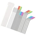 thumbnail image 4 of SWETRACE 1 Set Stainless Steel Straws Assorted Color For Tea Cups Summer Beverages, 4 of 8