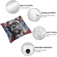 thumbnail image 4 of BANET Cushion Covers Couch Throw Pillow Case with Short Plush Throw Pillows Cover for Outdoor Car Home Sofa Decor 22x22in, 4 of 5