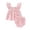 Pink, variant on Baby Girl Summer Clothes Cute Ruffle Tops Dress Shorts Outfits Set Toddler Shrit Bloomers Princess Outfits with Floral Print