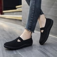 thumbnail image 4 of GLYGML Women's Knit Mary Jane Sneakers Lightweight Breathable Walking Shoes with Non-Slip Sole for Casual Daily Wear, 4 of 5