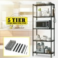 thumbnail image 1 of 5-Wire Shelving Unit Steel Large Metal Shelf Organizer Garage Storage Shelves Heavy Duty Commercial Grade Utility Storage Metal Layer Rack For Garage Kitchen Office, 1 of 8