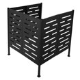 thumbnail image 6 of 42.13*42.13*44.88 Modern Air Conditioner Fence Iron Outdoor Equipment Enclosure Black for Backyard, 6 of 18