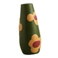 thumbnail image 4 of Flower Vases Ceramic Painted Vase Flower Arrangement Centerpieces Ceramic Jug Vase Table Vase Modern Vase for Bedroom Bookshelf Office, 4 of 8