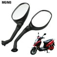 thumbnail image 2 of 1 Pair Left/Right Bicycle Rearview Mirrors Electric Bicycle Rearview Mirrors 3D 6Mm/8Mm Mirror Cycling Accessories, 2 of 8