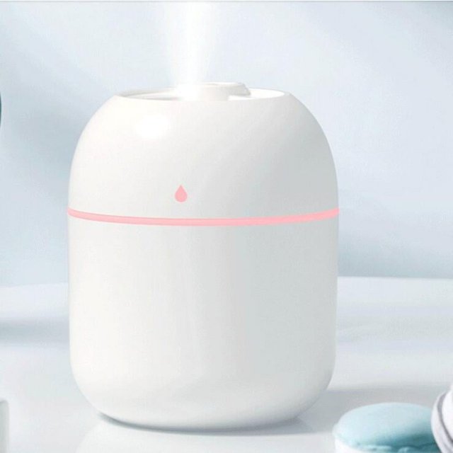 MesaSe 250ML USB Mini Air Humidifier Aroma Essential Oil Diffuser For Home Car Ultrasonic Mute Mist Maker Diffuser with LED Color Lamp