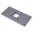 thumbnail image 4 of Graflsoa ABS Router Table Insert Plate with 4 Red Rings, Woodworking Tool for Edge Trimming and Grooving, Includes Random Screws, Gray/Red/Blue Options, 4 of 7