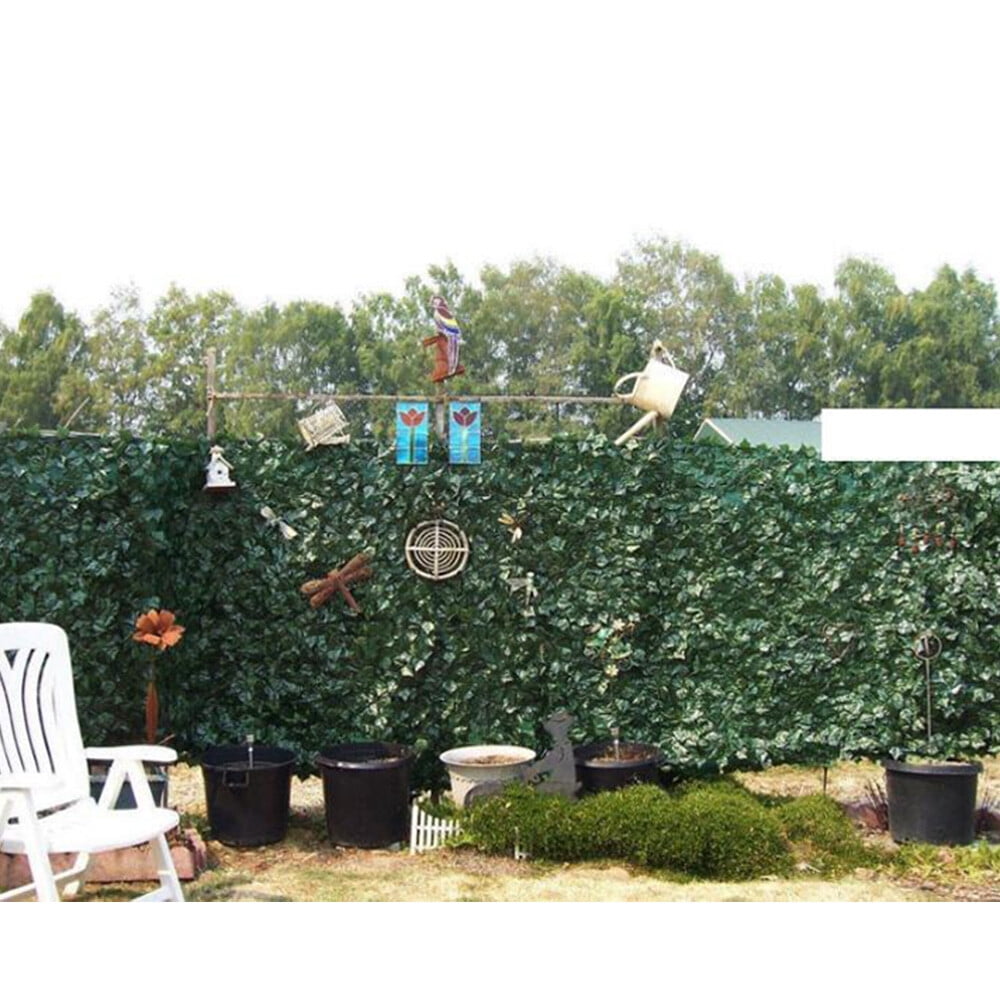 118 '' Artificial Faux Ivy Leaf Privacy Fence Screen Panel Wall Hedge Decorative 50*300cm