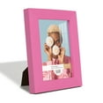 thumbnail image 2 of Grooved 3.5 in. x 5 in. Pink Picture Frame (Set of 2), 2 of 8