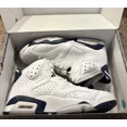 thumbnail image 3 of N I-K-E A i r-Jor-dan 6 Men's Retro Midnight Navy White Size 10.5, 3 of 6